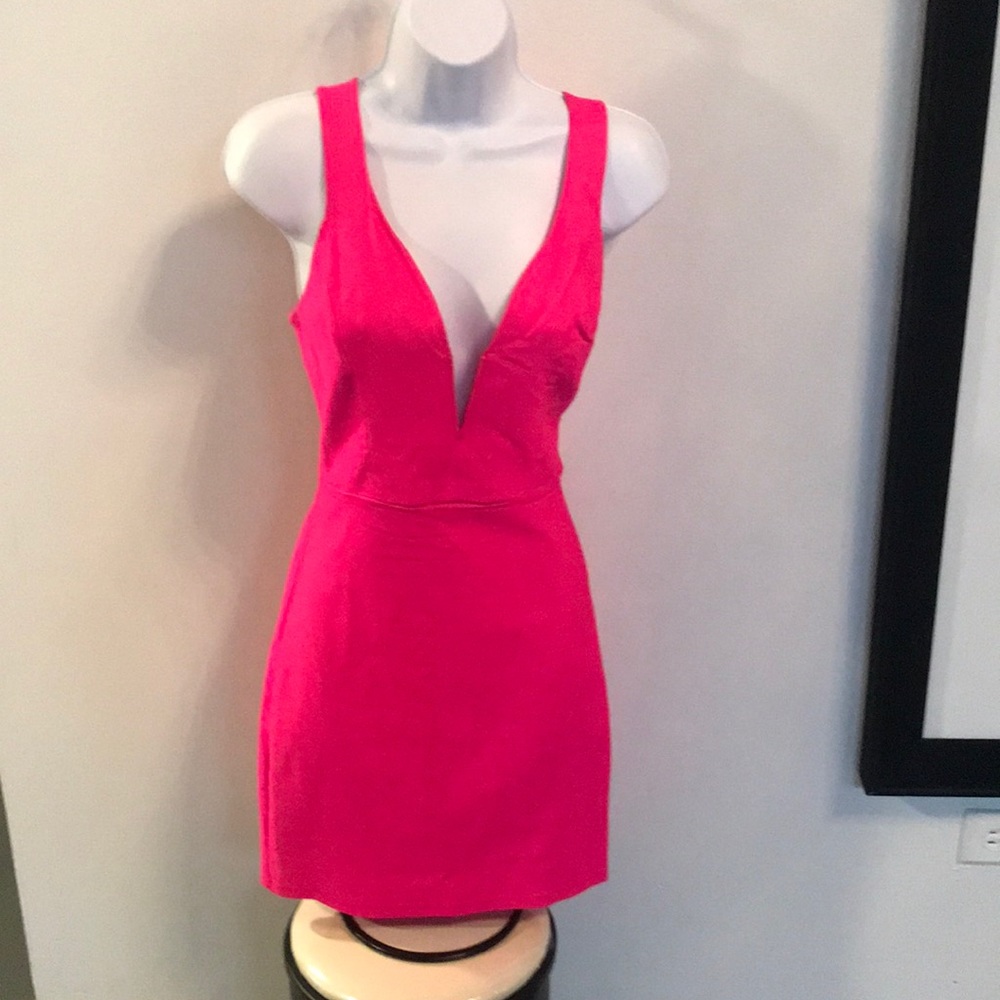 Pink pencil dress